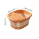 thumbnail image 3 of Cubo plegable para baño de pies con protuberancias de masaje y tapa. Spa portátil para pies, ideal para Rkxzt, 3 of 8
