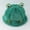 Green, variant on Warm Winter Fleece Lined Beanie Green Warm Winter Hat Fluffy Furry Plush Hats Polyester Warm Double Knit Cuff Beanie Cap One Size