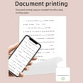 thumbnail image 4 of Riwcyla 2Inches Pocket Printer Portable Thermal Printer Machine Wireless BT Connection for Picture Label DIY Handcraft List Meno Notes Journal Receipt Paper Instant Sticker with 1 Roll Thermal Pa, 4 of 6