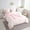 Pink N, variant on Erosebridal Kawaii Bowknot Bedding Sets Full Size, Initial P Comforter Sets with Sheets, Romantic Initial A-Z Decor, Reversible