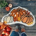 thumbnail image 5 of Fall Thanksgiving Bathroom Rugs Pumpkin Bath Mat, Non-Slip Farmhouse Autumn Harvest Bathroom Doormat Bath Rugs for Fall Thanksgiving Home Decorations, 5 of 6