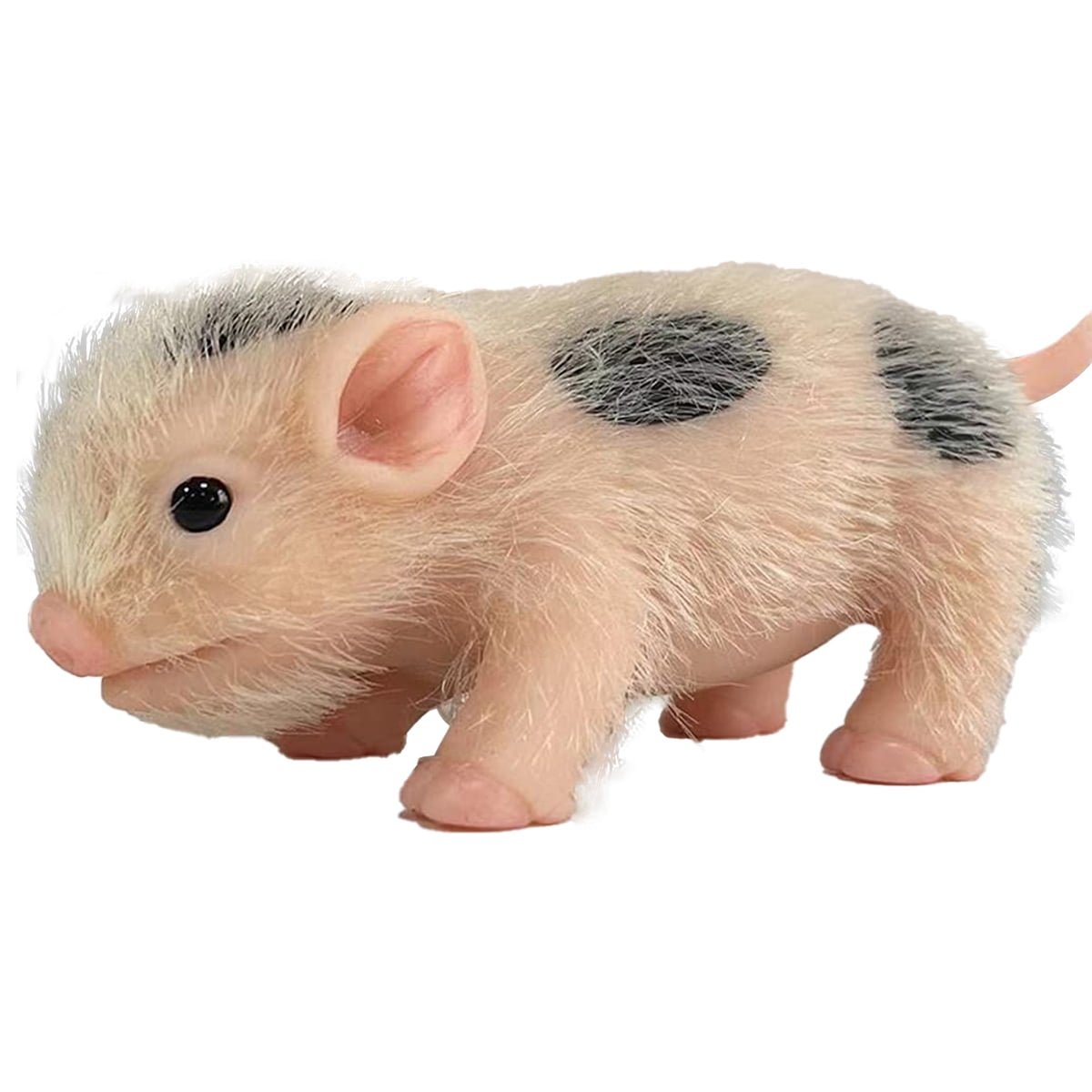 12cm Full Silicone Pig BPA-Free Soft Silicone Pig Doll Cute