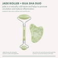 thumbnail image 4 of EcoTools Facial Skincare Jade Roller and Gua Sha Stone Duo Pack Mini Facial Kit, 100% Jade, 2pk, 4 of 10