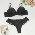 thumbnail image 5 of BJUTIR Womens Lingerie Sets Fashion Embroidery Lingerie Set Women Bras C D Cup Plus Size Underwear Set Black Transparent Bra And Panties Lace Bralette, 5 of 5