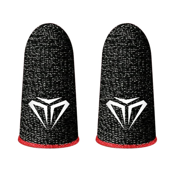 Manga Dedo 2pcs Cacatadas Cubierta Transpirable Pantalla Táctil Juegos Juego Controlador para Móviles Pubg
