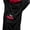 Black+RedHair-Onesie, variant on Little One's Fuzzy Silly Big Mouth Monster Costume Onesie, Soft Fleece Hooded Pajamas Bodysuit with Pocket Buddy for Halloween Party Dress Up