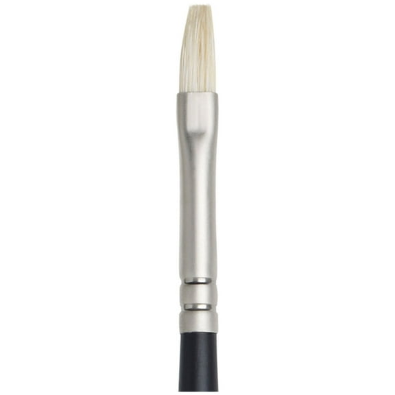 Winsor & Newton Artist Oil Brush, Long Handle, Flat, 1