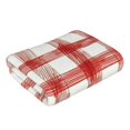 thumbnail image 4 of Polyester Long Towel Multi-Size Water Absorption Good Bright Fluffy Soft For Bathroom Swimming Pool Beach Outdoor Travel Indianred Checked Hand-Drawn Sketch_1, 4 of 8