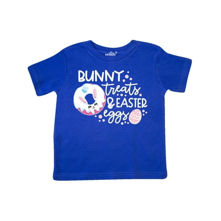 

Inktastic Easter Bunny Treats and Easter Eggs Gift Toddler Toddler Girl T-Shirt