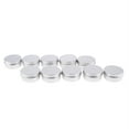 thumbnail image 5 of 50ml Metal Tin Silver Aluminum Pots Jars Empty Round Containers with Tight Sealed Screw Top Cover for Cosmetics, Spices, Salves,, 5 of 6