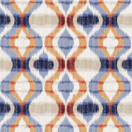 Set of 12 Luncheon African Vibe Napkins 20 Pack