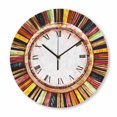 thumbnail image 6 of Eangee Home Design Clock Wall Decor Multicolor Face, Compressed Capiz, Indoor Safe, 13x2x13 Inches, 6 of 6
