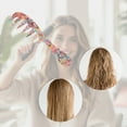thumbnail image 6 of Unique Bargains 1 Pc Long Handle Wide Tooth Comb Colorful Acetate Sheet, 6 of 6