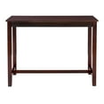 thumbnail image 2 of Linon Claridge 36" Wood Counter Height Pub Table in Brown, 2 of 9