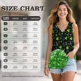 thumbnail image 7 of FUIALDOLG St Patrick Day Clothes Green Leaf Tank Tops for Women Loose Fit Casual Flowy Tank Tops V Neck Vest Love Hearts Music Note Tunic T-shirts Basic Tee Casual Blouse for Holiday Party,S, 7 of 7