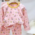 thumbnail image 6 of CAUYDY 2T 3T 4T 5T 24Months Toddler Girl Pajamas Little Kids Clothes Fall Winter Long Sleeve Shirt Elastic Pants 2 Piece Comfy Set Child Outfits for Girls Sizes 4-5 Years,Yellow, 6 of 6
