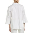 thumbnail image 2 of G.H. Bass & Co. Womens Cotton Knit Blouse, White, Small, 2 of 2