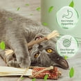 thumbnail image 6 of Carkira Catnip 4 Pieces Silver Vine Cat Chew Toys Cats Clean Teeth Chews for Stress Relief, 6 of 7