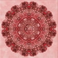 thumbnail image 1 of Ahgly Tapis d'Intérieur Lavable en Machine Carré Transitionnel Rose Corail Clair, 8 Pieds Carré, 1 of 7