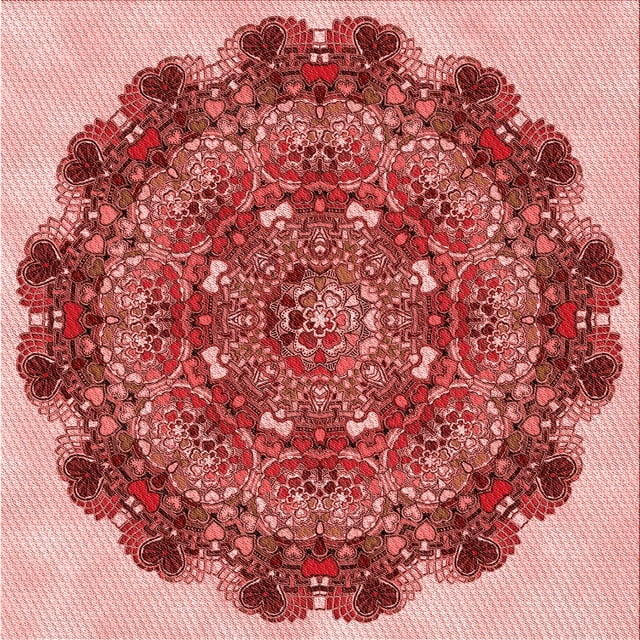 Ahgly Tapis d'Intérieur Lavable en Machine Carré Transitionnel Rose Corail Clair, 7 Pieds Carré