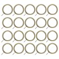 thumbnail image 7 of 1.3" Rings for Curtain Rods with Eyelet, Plating Finish, Pack of 20, Bronze Tone, 7 of 7