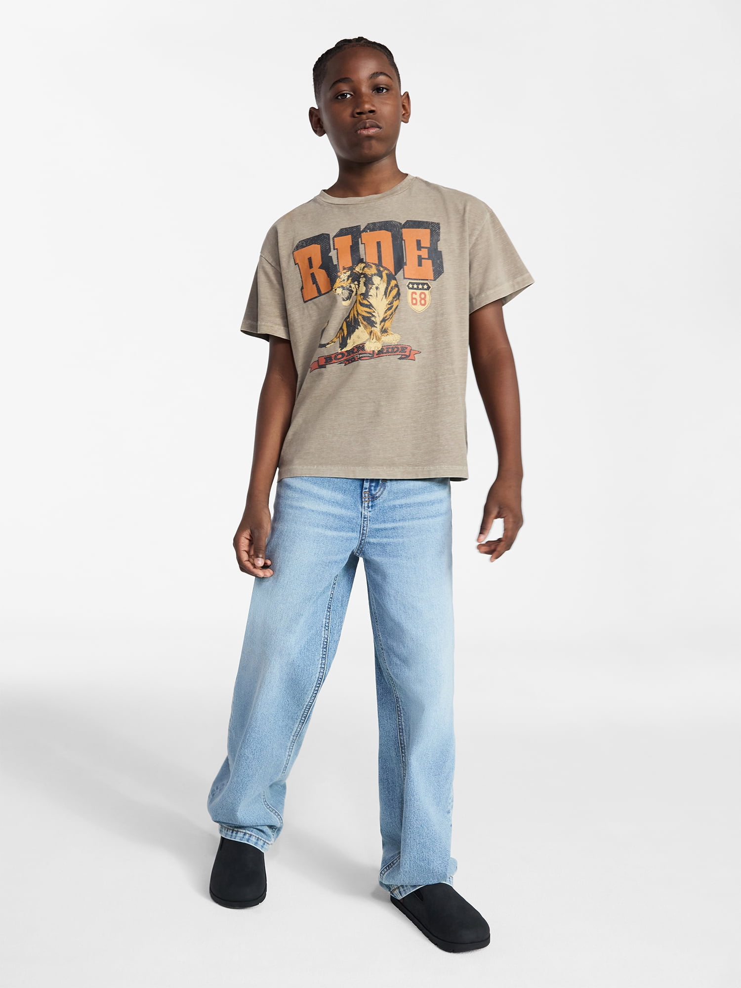 Weekend Academy Boys Baggy Denim Pants, Sizes 4-18