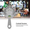 thumbnail image 3 of WALFRONT Stainless Steel Cocktail Drinks Drainer Filter Beverage Filtering Tool for Bar Restaurant Home, Bar Cocktail Strainer, Stainless Steel Cocktail Strainer, 3 of 11