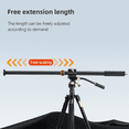 thumbnail image 3 of Q-AK90 93cm Tripod Extension Rod Boom Arm with Quick Release Plate 10KG Load Capacity for Tripod Overhead Macro, 3 of 9