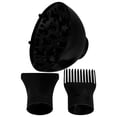 thumbnail image 2 of SHISUYAN 1 Set of Hair Dryer Nozzle Set Universal Dryer Diffuser Hair Dryer Concentrator Nozzle Comb Attachment Multi Hair Styling Tool for Home and Travel Hair Blow Dryer Accessories, 2 of 8