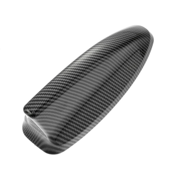 Car Shark Fin Shape Antenna Roof Aerial Cover Trim Decoration Carbon Fiber Pattern Black for Honda Civic 11th Gen 2022