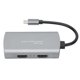 thumbnail image 1 of Tarjeta de captura de vídeo HDMI a HDMI 4k tipo C 1080p HD juego Live Silver Grey Free Drive Z31A, 1 of 8