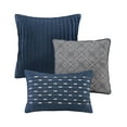 thumbnail image 4 of Home Essence Hudson 7-Piece Jacquard Comforter Bedding Set, 4 of 7
