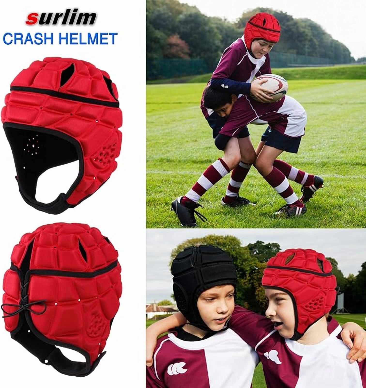 Rugby Helmet Soft Shell Helmets for Flag Football Scrum Cap Soft Helmet for Kids Youth