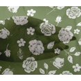 thumbnail image 4 of oneOone Viscose Chiffon Green Fabric Florals Sewing Craft Projects Fabric Prints By Yard 42 Inch Wide, 4 of 4