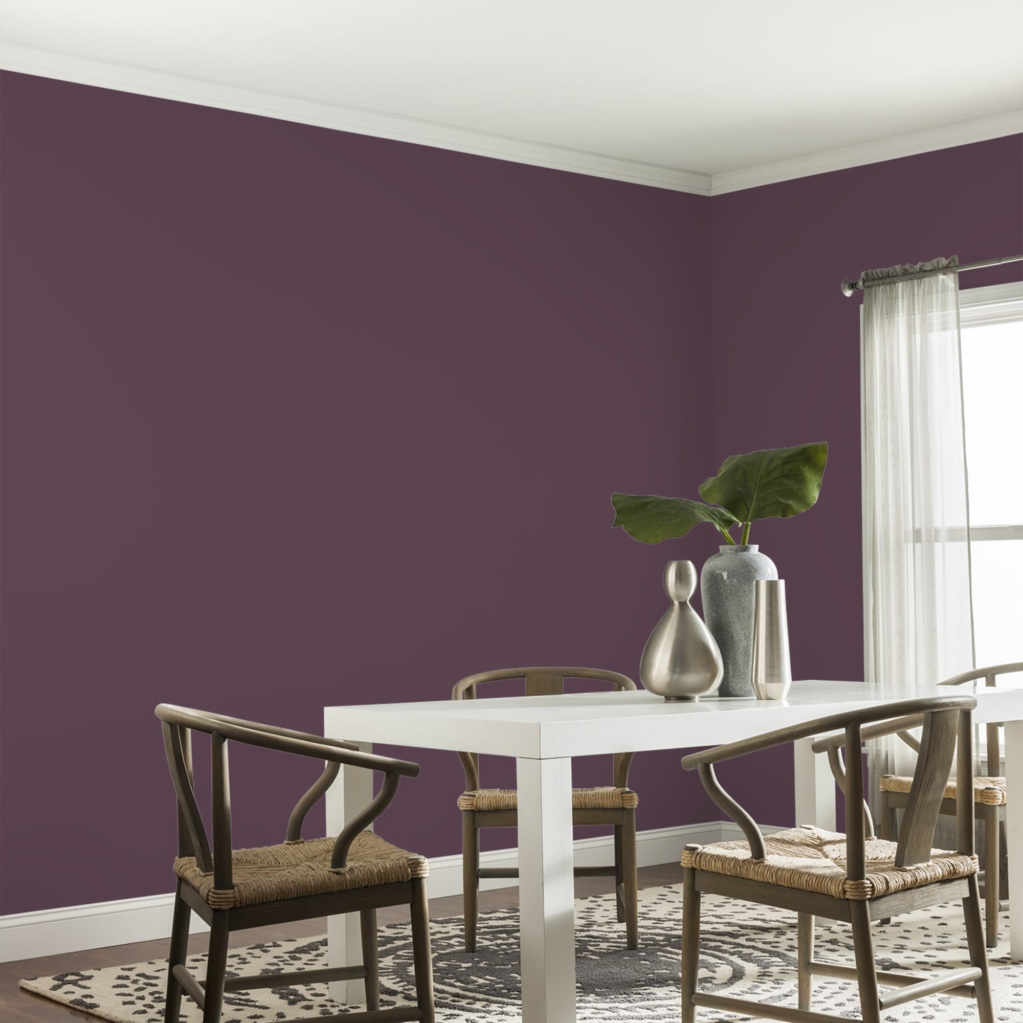 Glidden HEP Purple Basil / Purple, Eggshell Interior Paint with Primer, 1 Gallon