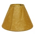 thumbnail image 2 of 14" Brown Slanted Empire Crinkle Oil Paper Lampshade, 2 of 3