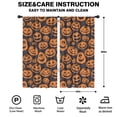 thumbnail image 2 of Blackout Kids Curtains,Classic Halloween Pumpkins Pattern Childrens Insulated Curtains Set Of 2,Bedroom Essentials,Toddler Room Decor 42"x84", 2 of 5