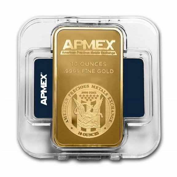 10 oz Gold Bar - APMEX (In Capsule)