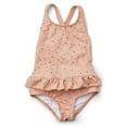 thumbnail image 7 of LYMAYTER Baby Girl One Piece Swimsuit Crossback Backless Bathing Suit Ruffled Sleeveless Swimwear 6M-8Y, 7 of 7