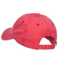 thumbnail image 3 of Mini Hang Loose Embroidered Unstructured Cap - Red OSFM, 3 of 5