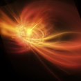 thumbnail image 2 of A supernova explosion causes a bright gamma ray burst Poster Print, 2 of 2