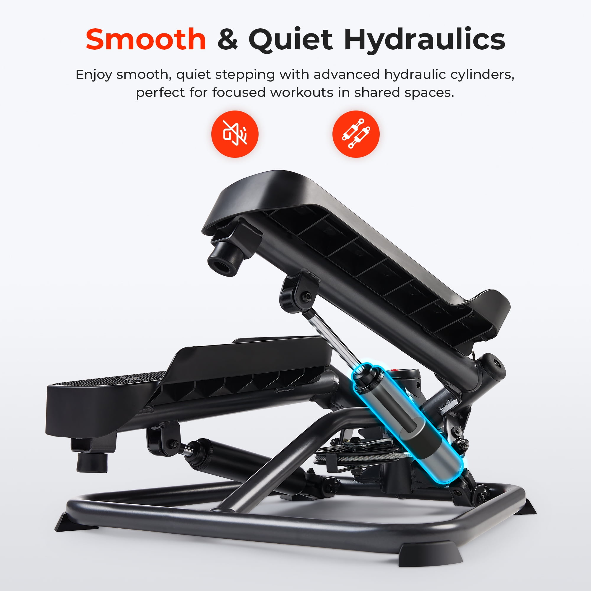 Sunny Health Fitness Smart Twist Stepper Machine w Free SunnyFit App Membership SF S0979SMART Walmart