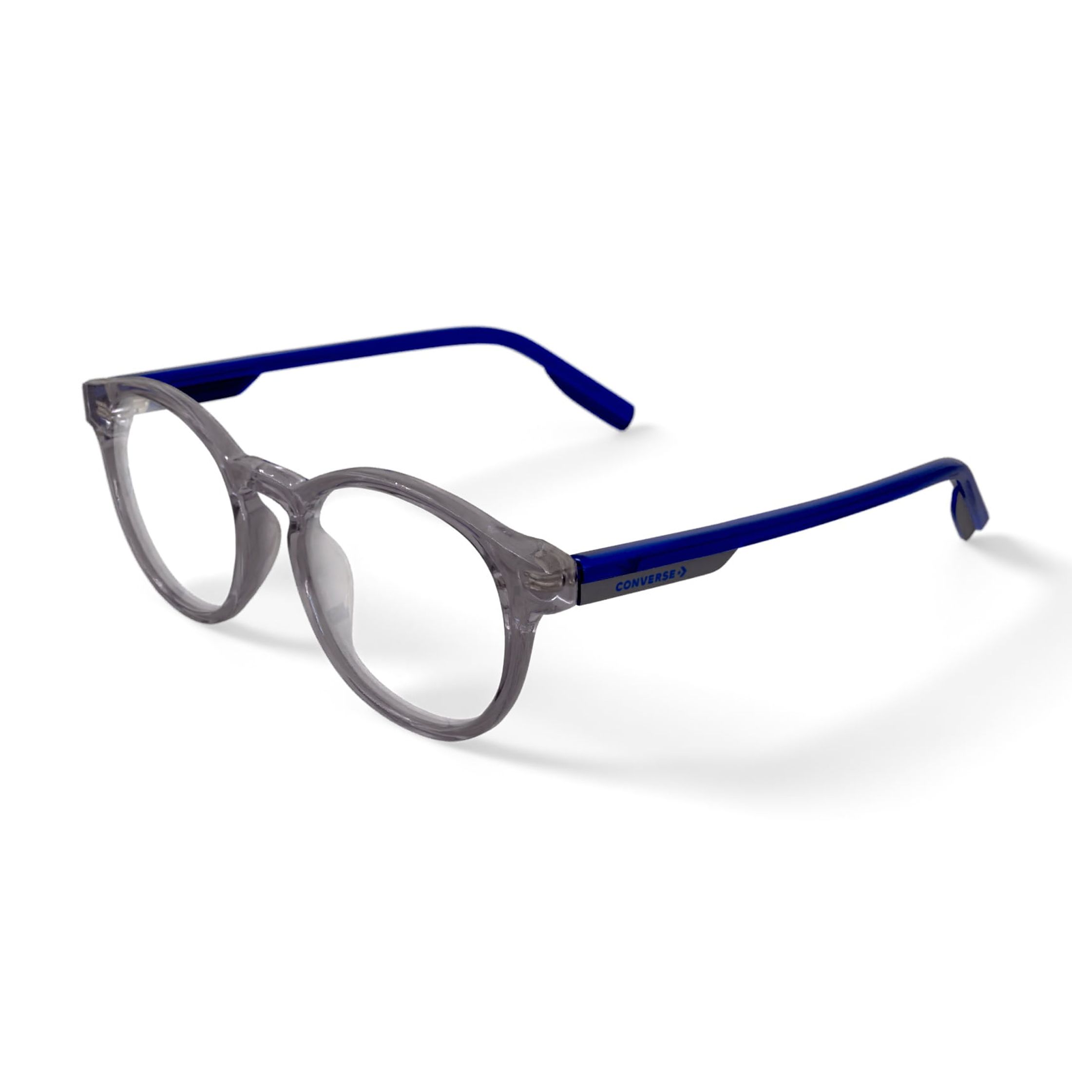 Converse Youth CV5023Y Prescription Eyeglasses with Case, Grey Crystal