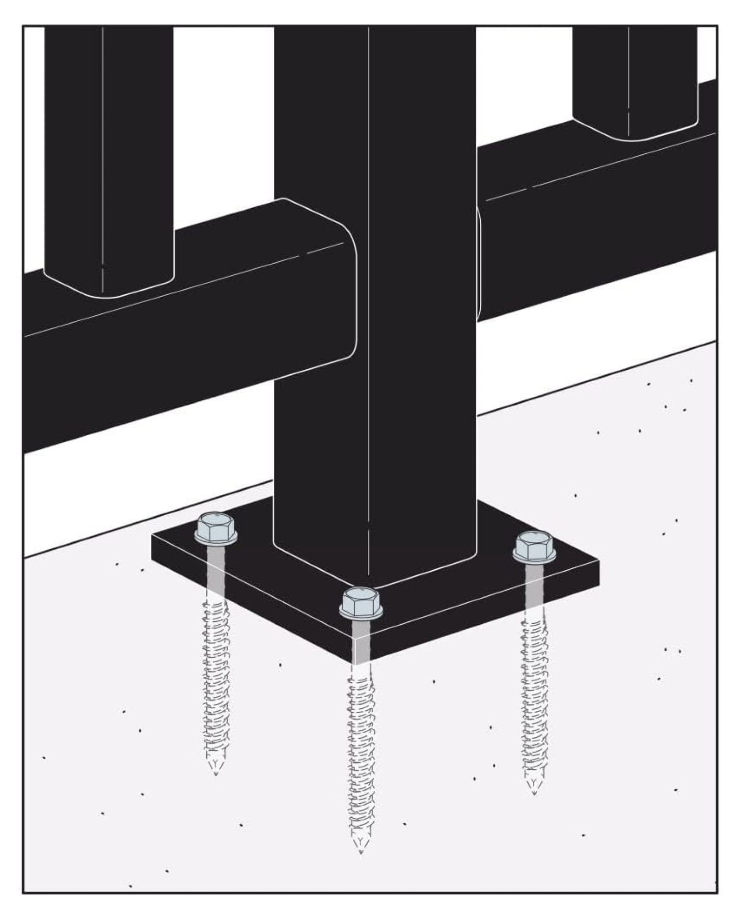 TTN25214HSS Titen 1/4 in. x 2-1/4 in. Hex-Head Stainless-Steel Concrete and Masonry Screw (100-Qty)