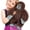 Brown-monkey, variant on MorisMos 7.1in Lizard Plush Shoulder Chameleon Stuffed Animal, Magnetic Green Lizard Plush Toy