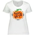 thumbnail image 3 of Inktastic Happy Fall Y'all Pumpkin Women's Plus Size T-Shirt, 3 of 5