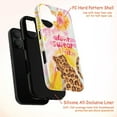 thumbnail image 4 of Don’t Sweat It Leopard Phone Case, Motivational Positive Quote Artistic iPhone Cover, Unique Protective Case for iPhone 17 16 15 14 13 12 11 Plus Pro Max Mini, 4 of 6