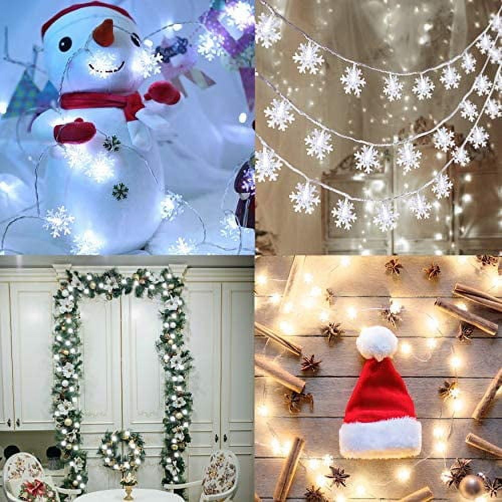 Decorlife 42pcs Snowflake Decorations, Winter Wonderland Ceiling Dcor, Hanging Snowflakes for Christmas Holiday Decorations?