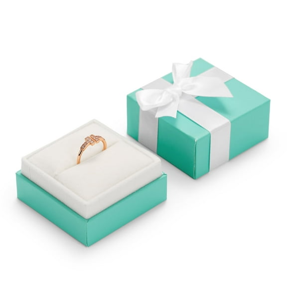 Oirlv Ring Box Wedding Day Small Gift Box for Jewelry Velvet Ring Display Box Green