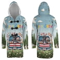 thumbnail image 3 of Happy Easter Great Dane American Flag Truck Bunny Ears All Over Print 3D Hooded Duffle Toggle Coat Danes Dog Lover Gifts - 03001, 3 of 6